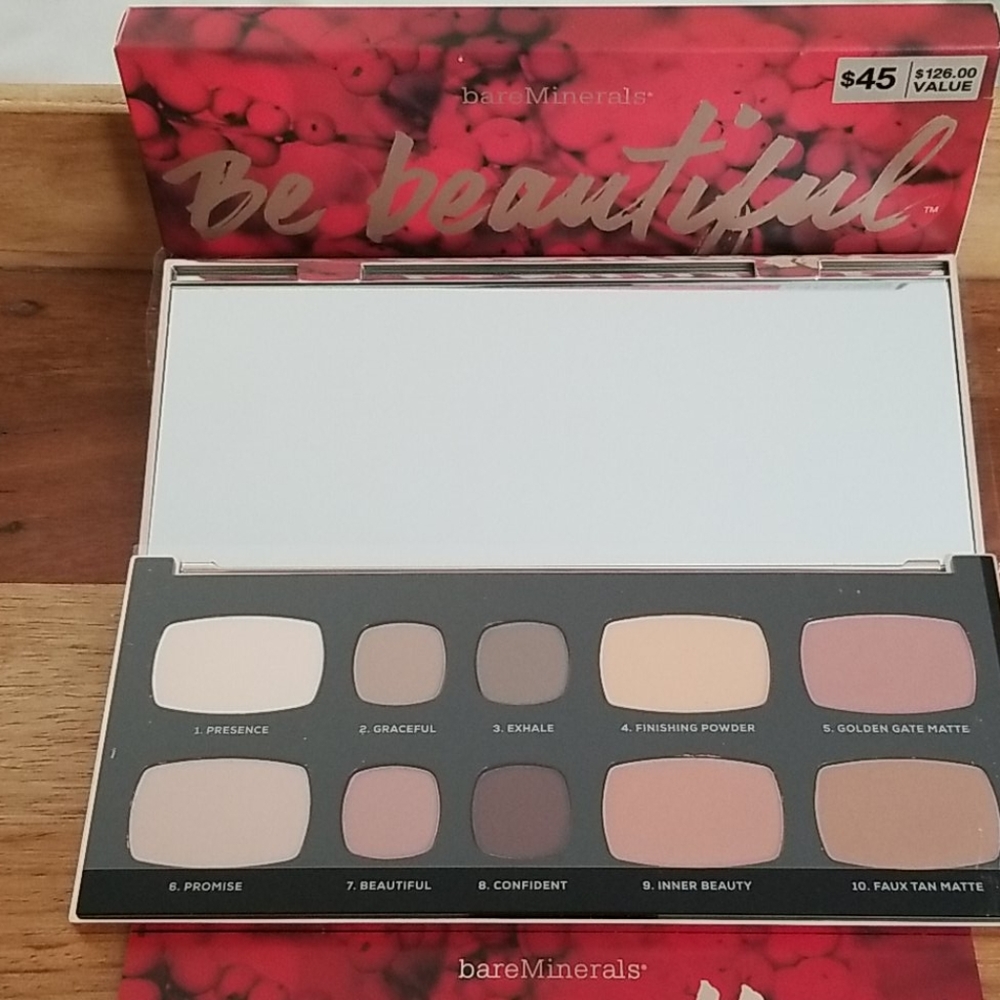 Bareminerals NIB Be Beautiful Face & Eye Palette